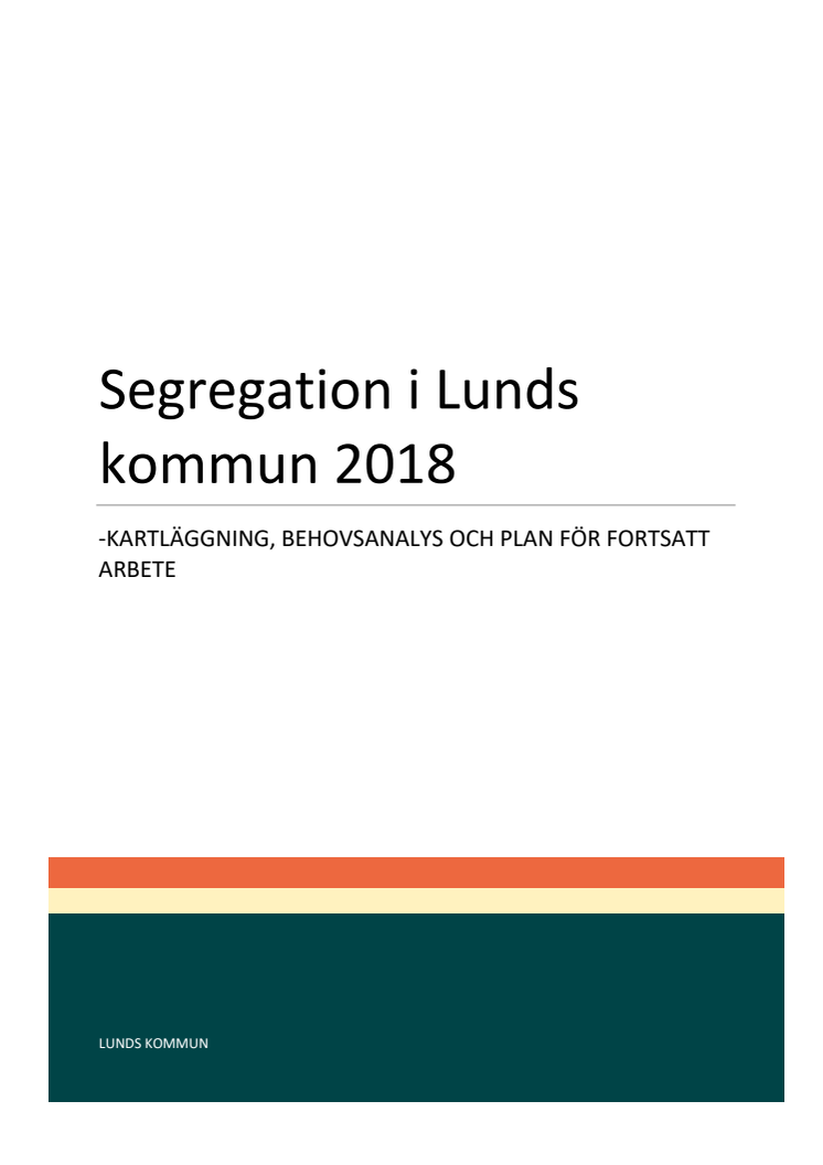 Segregation i Lunds kommun 2018
