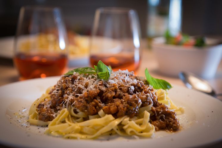 Veggie Bolognese baljväxtfärs 