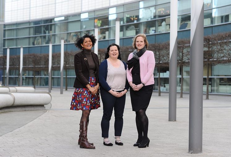 Chi Onwurah, Kathryn Cassidy and Clare Hurst 