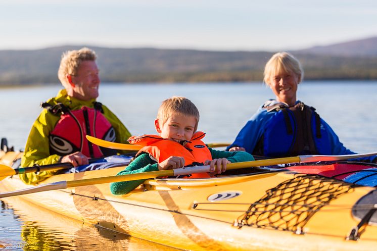 Paddla kajak - ingår på Holiday Club