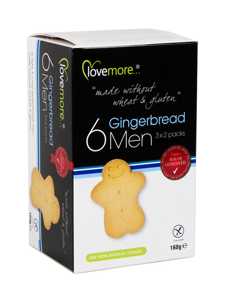 Lovemore pepperkakemenn glutenfri melkefri