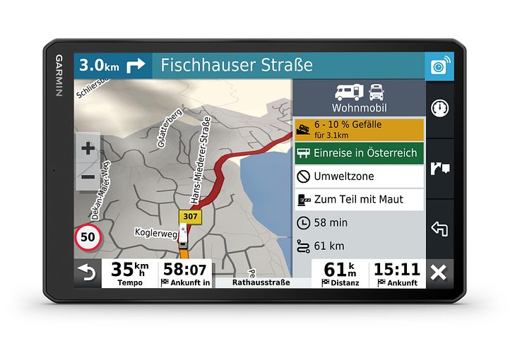 Camper 1090 MT-D_Routenübersicht