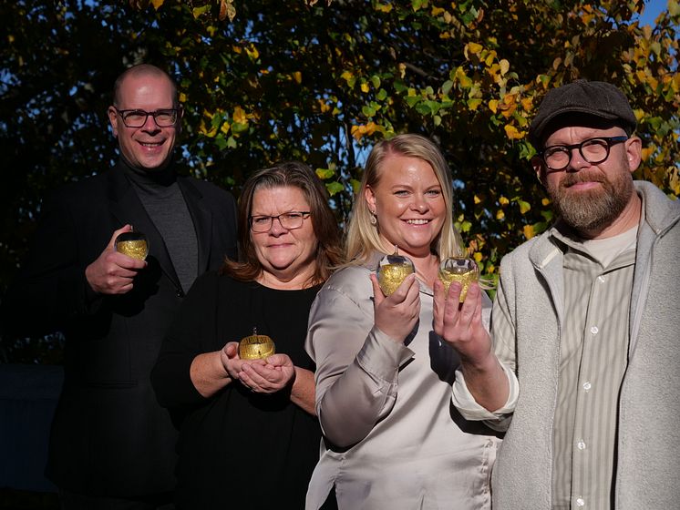 Martin Howe, Pernilla Andersson, Ellinor Hallerström och Anders Enström