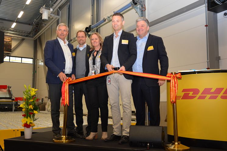 Invigning av DHL Express nya anläggning på Göteborg Landvetter Airport