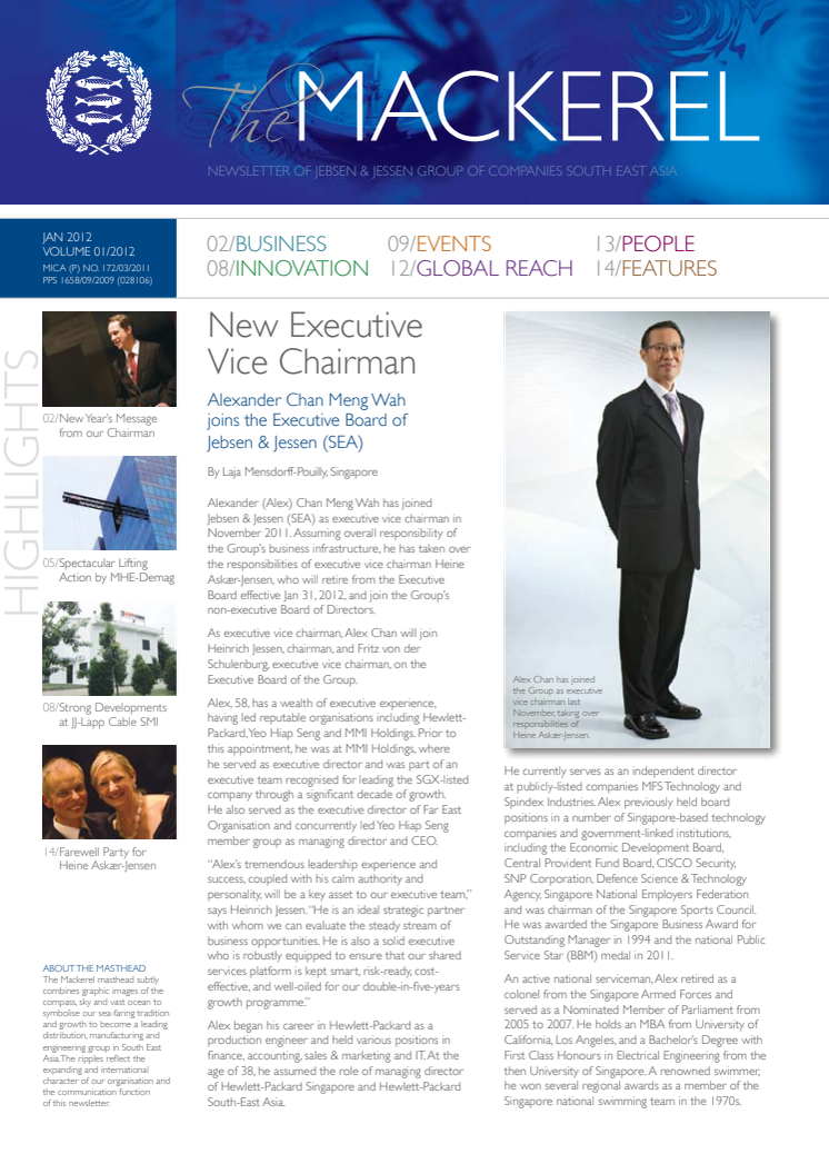 Corporate Newsletter January 2012