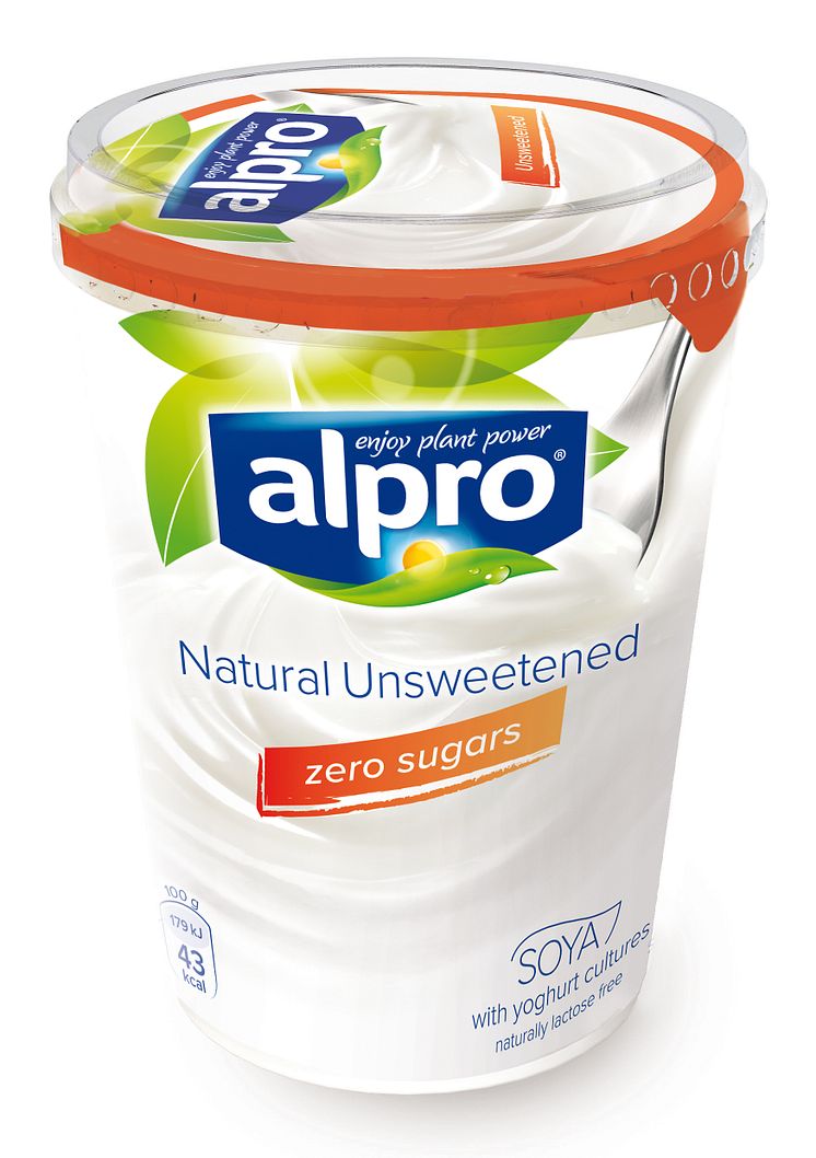 Alpro alternativ til yoghurt naturell sukkerfri