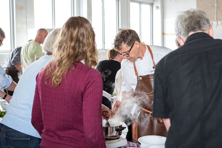 Kulinariska workshop - här med Peter Skogström. 