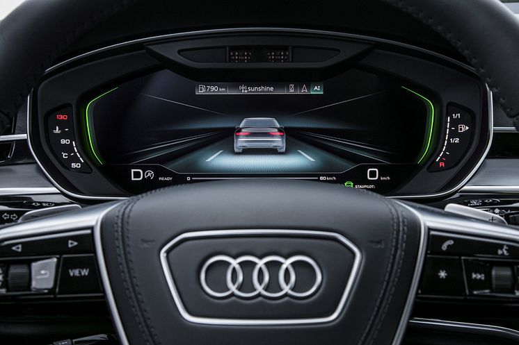 Audi AI køpilot i den nye Audi A8