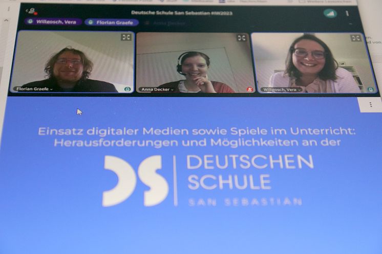 Online-Vortrag - Einsatz digitaler Medien sowie Spiele im Unterricht: Herausforderungen und Möglichkeiten an der Deutschen Schule San Sebastián