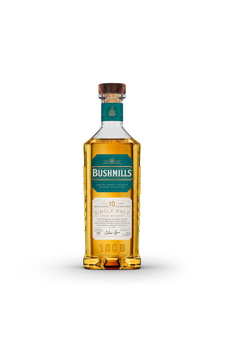 Bushmills 10YO 70cl - Bottle Shot