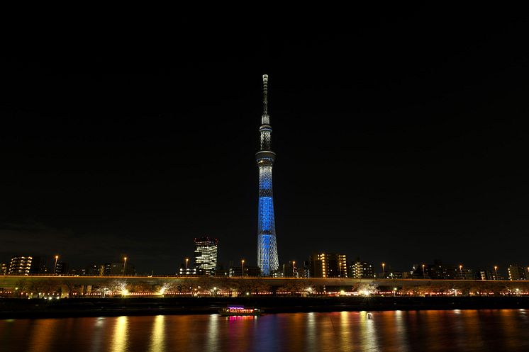TOKYO SYTRR Turns United Nations' Blue (2015)
