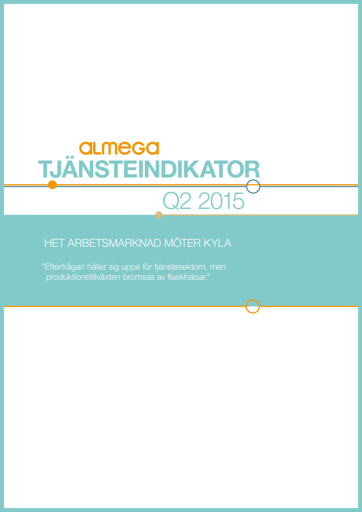 Almegas tjänsteindikator Q2 2015 - kortversion