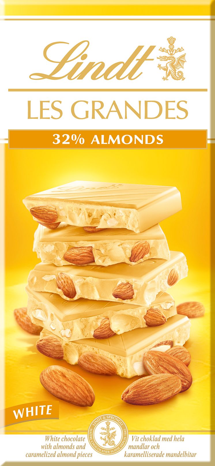 Lindt Les Grandes White Almonds