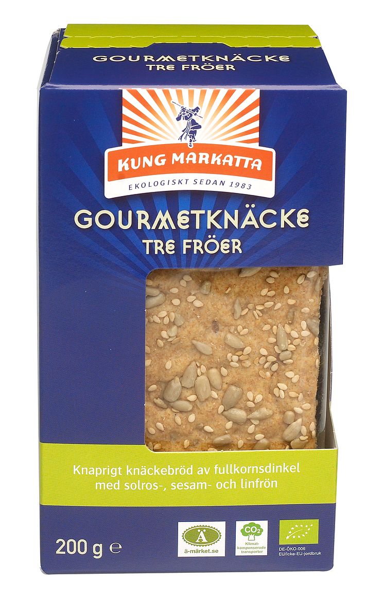 Kung Markatta Gourmetknäcke Tre fröer