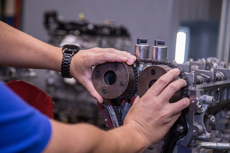 Drillenisser på Ford-fabrik