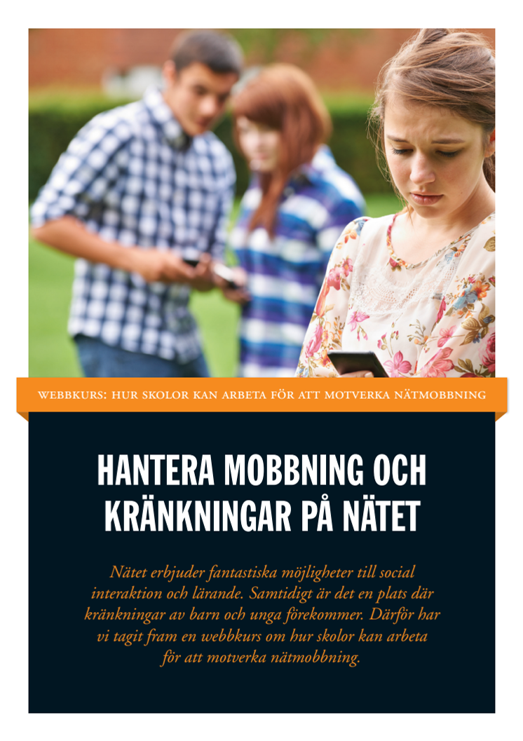 ​Gothia Fortbildning och Bris lanserar webbkurs om nätmobbning för skolan