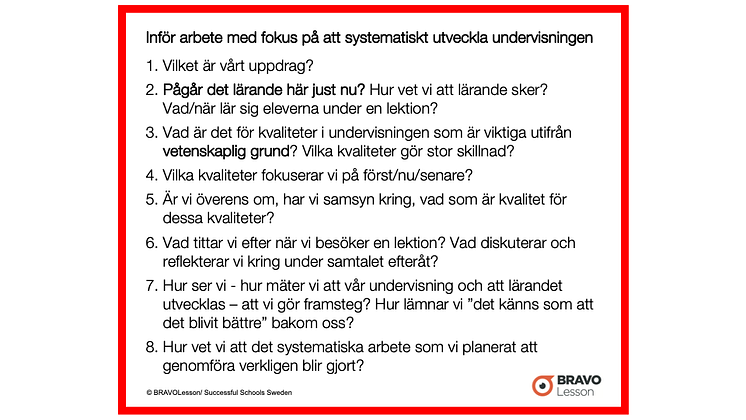 8 frågor att diskutera