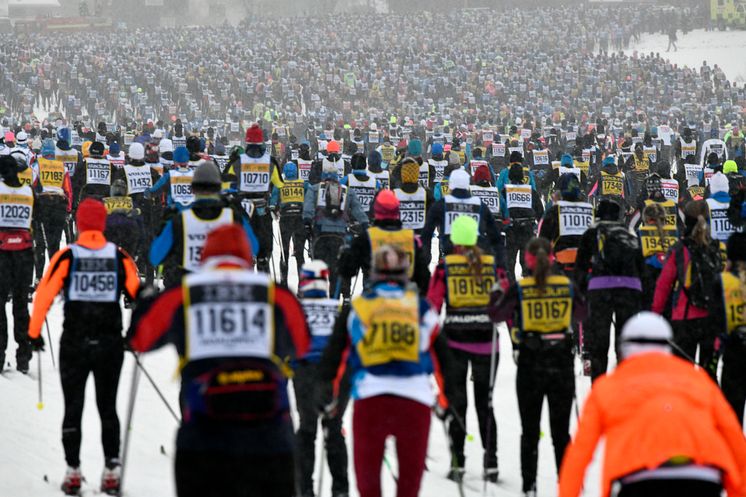 Vasaloppet 2019 starten i Berga by Sälen