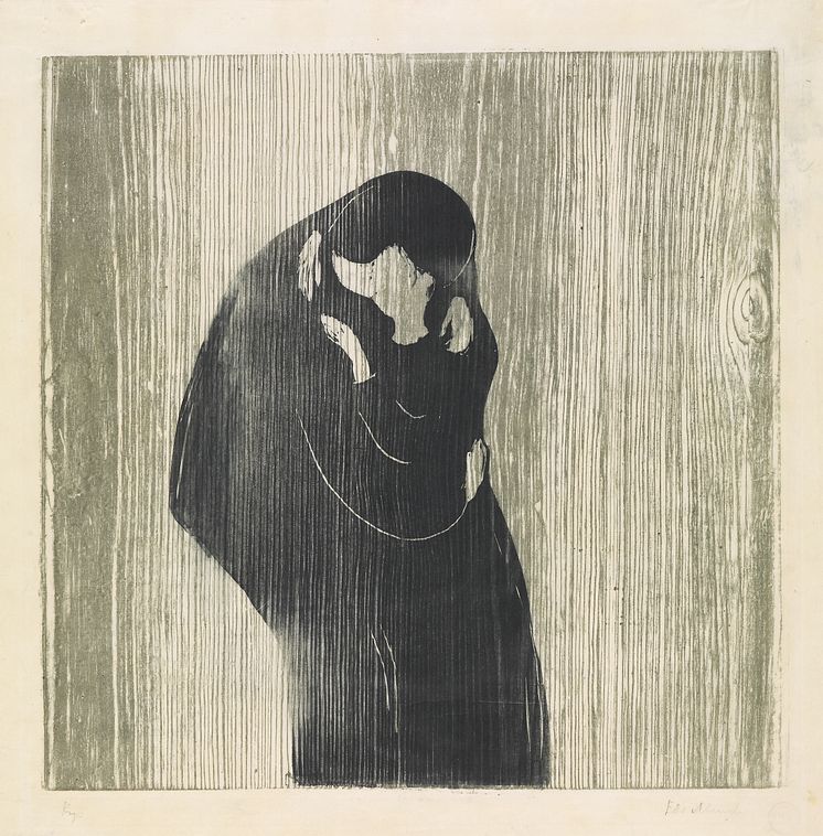 Edvard Munch, Kyss lV, 1902