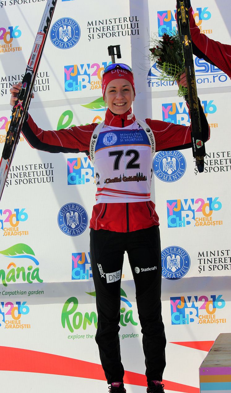 Emilie Kalkenberg, pallen, sprint ungdom kvinner, junior-VM 2016