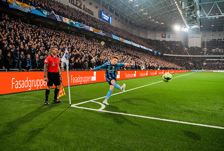 Fasadgruppen LED-reklam Hel Långsida