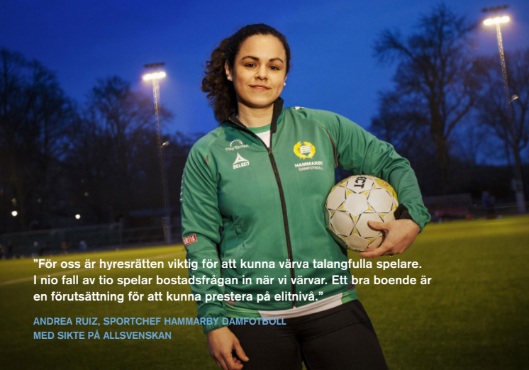 Hammarby i samarbete med Hyresgästföreningen