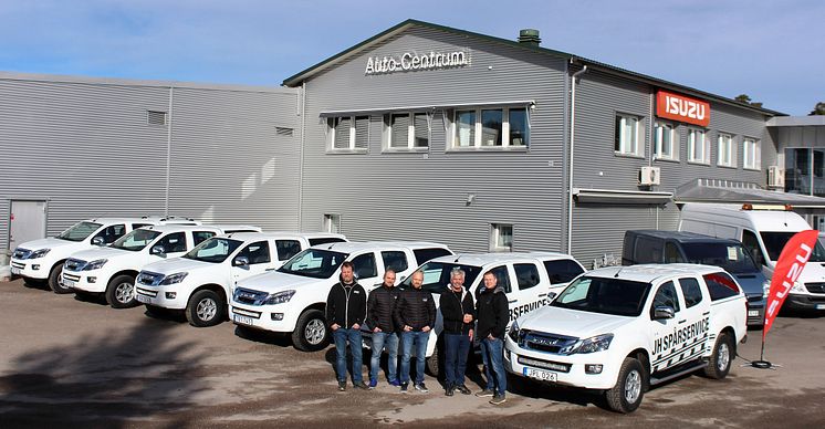 JH Spårservice valde Isuzu