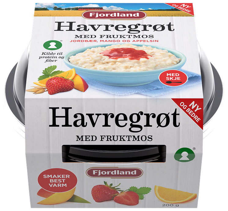 Fjordland havregrot fruktmos