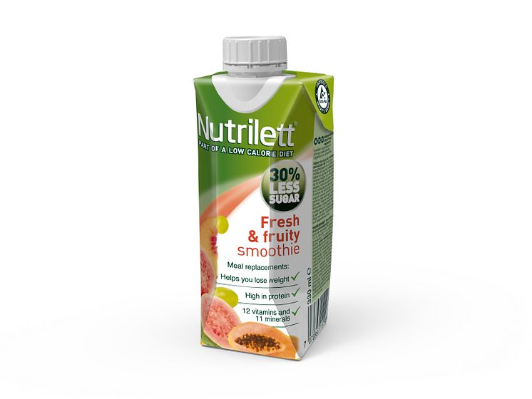 Nutrilett Fresh & Fruity Less sugar smoothie