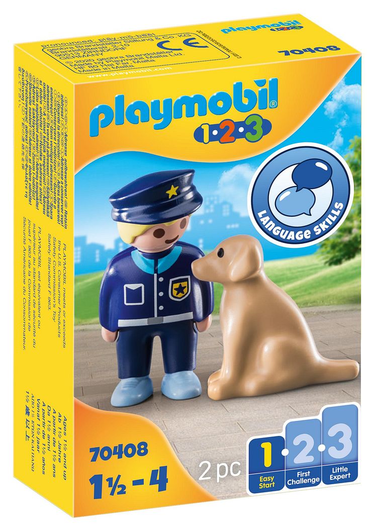 Polizist mit Hund (70408)