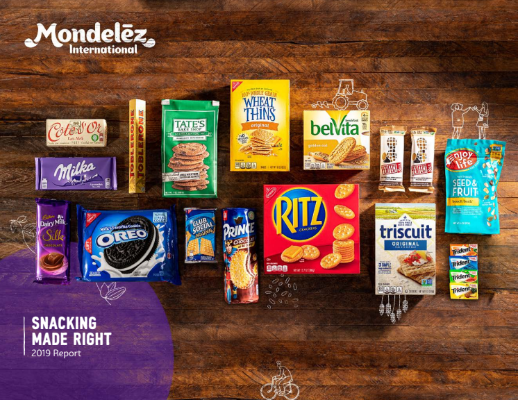 Mondelēz International ogłosił raport społecznej odpowiedzialności „Snacking made right” za rok 2019