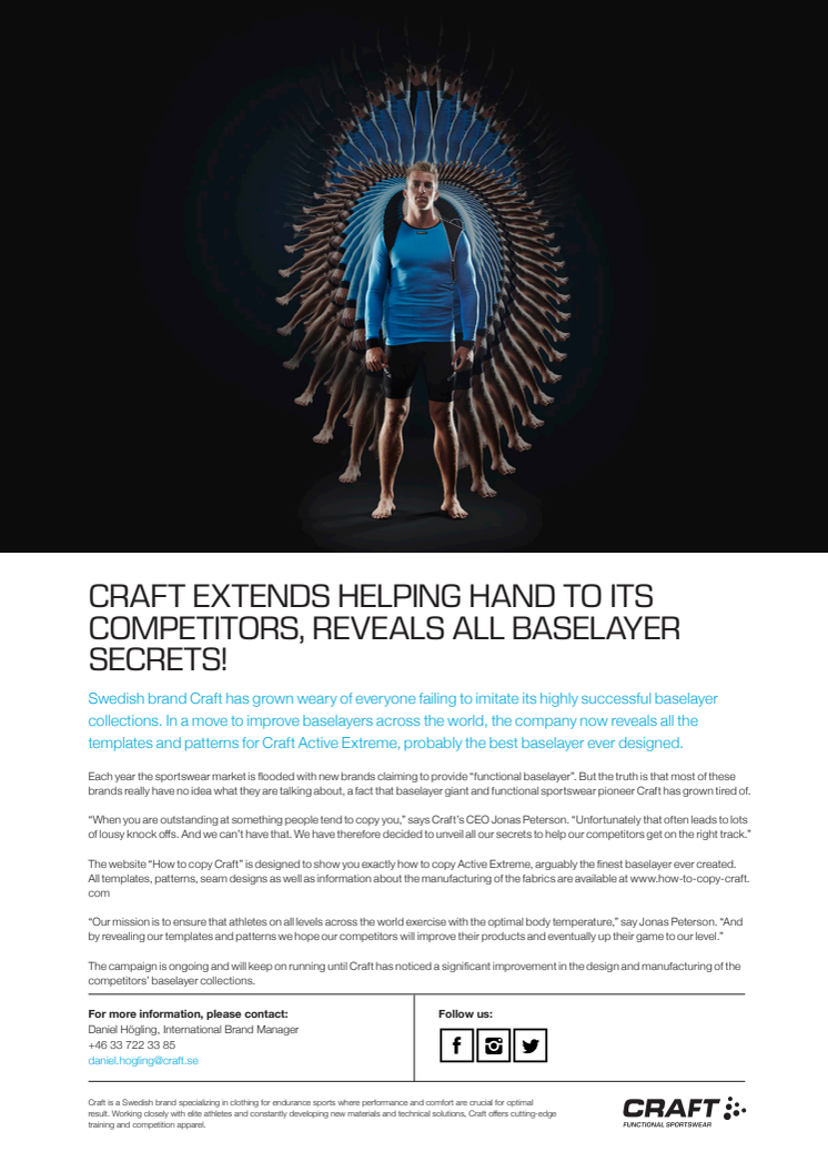 Craft extends helping hand to its  competitors, reveals all Baselayer secrets!