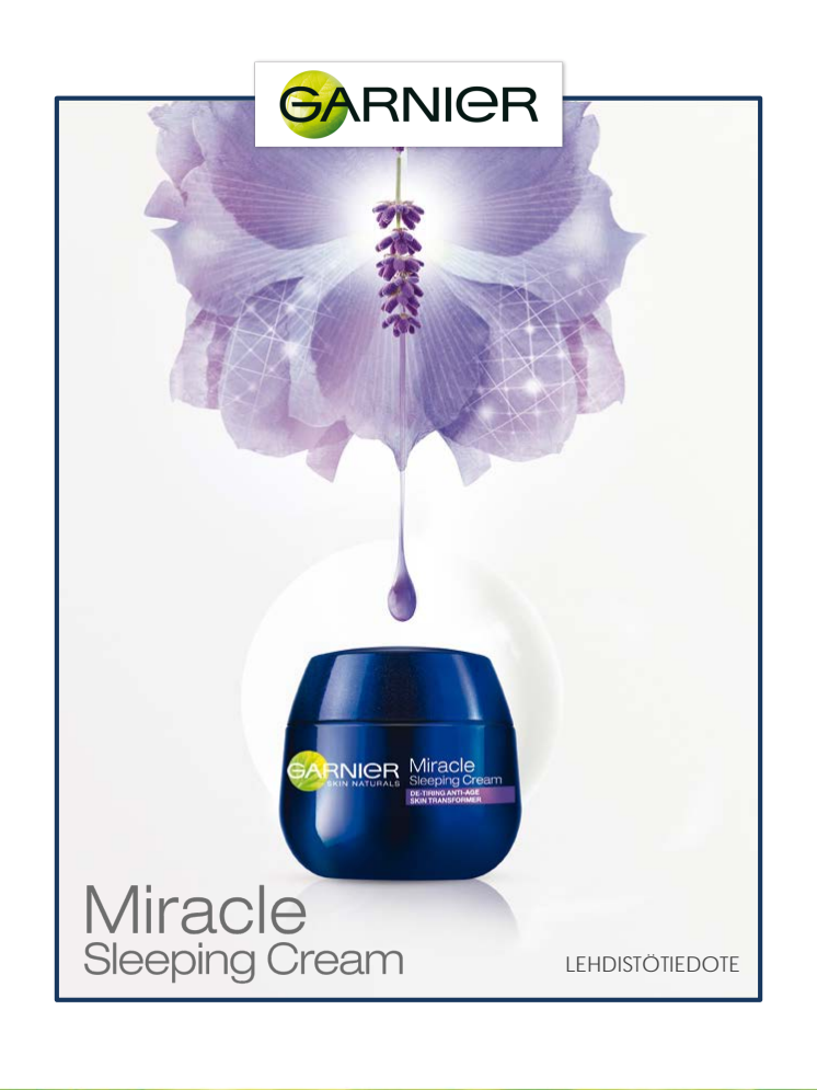 Garnier Miracle Sleeping Cream -antiage-yövoide