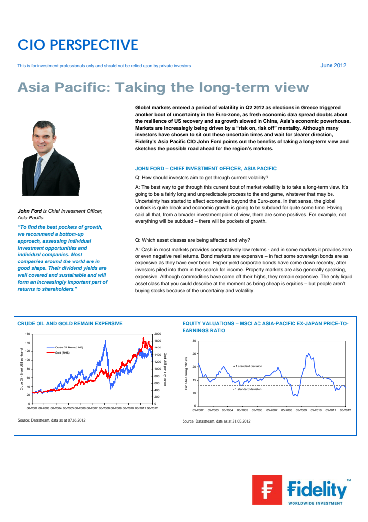 Asia - The road ahead for the region´s markets