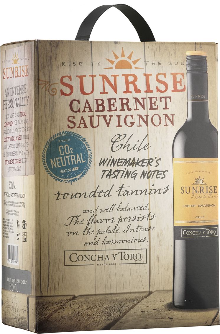 Sunrise Cabernet Sauvignon bag-in-box