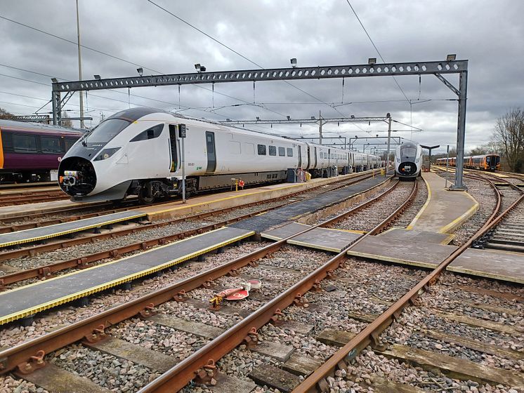 Class 805s - Oxley depot