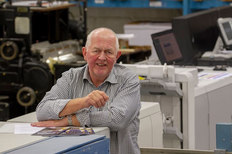 Når Kjetil Pålsrud trer inn i pensjonistenes rekker, ønsker han å etterlate seg en fremtidsrettet og levedyktig grafisk bedrift.