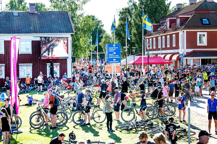 Cykelvasan 2022 målområdet