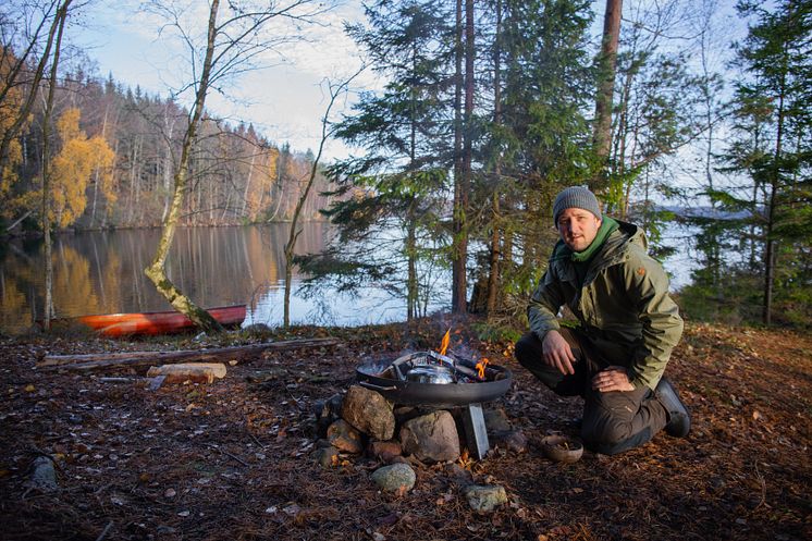 Jacob Holmström i samband med The Edible Country