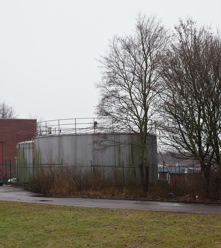 Oljetankar vid FV-central Fredriksdal, Helsingborg