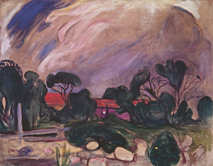 Edvard Munch_Stormy landscape