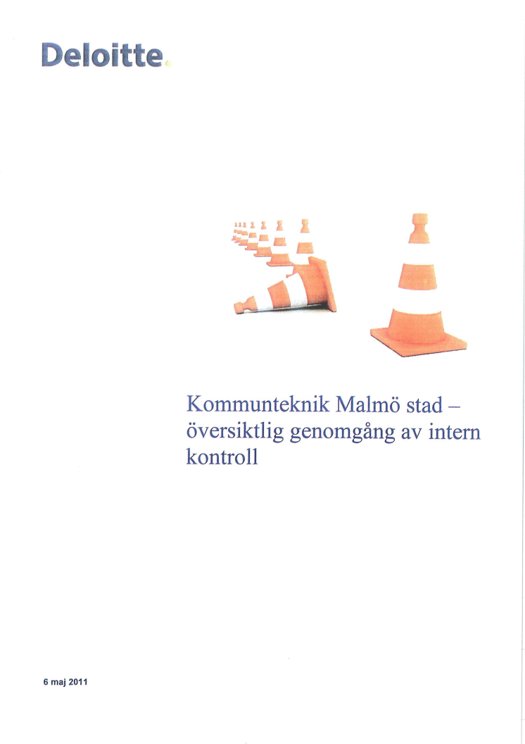 Granskningen av Kommunteknik är klar 