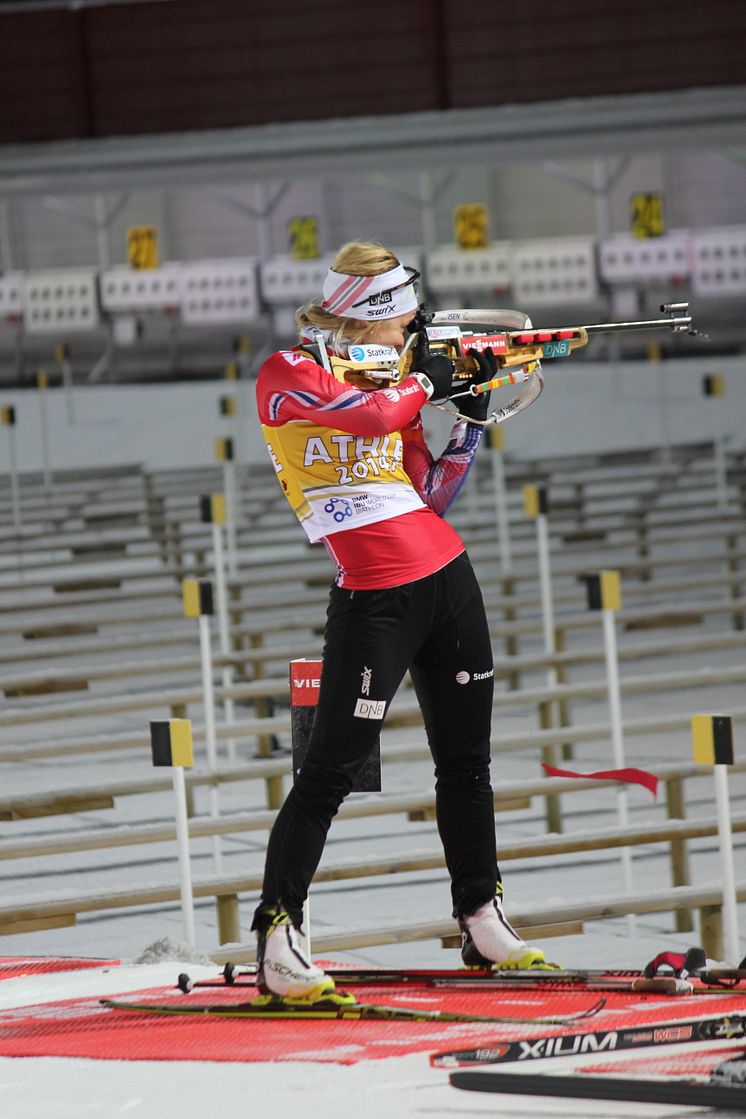 Tiril på dagens trening i Østersund