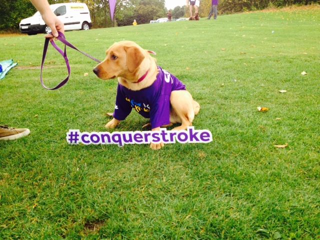 Poppy shows support of 'Together We Can Conquer Stroke' at Resolution Run in Glasgow