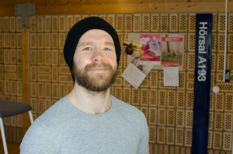Johan Bergstrand, student i datorgrafik vid Luleå tekniska universitet