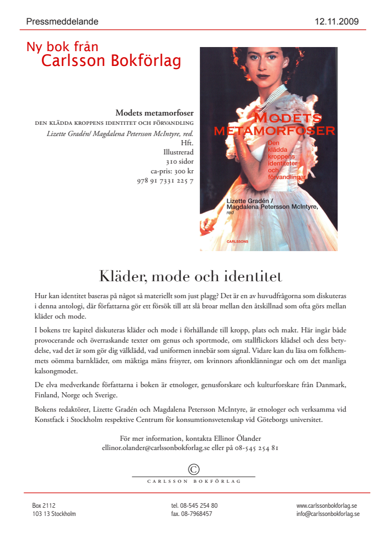 Kläder, mode och identitet