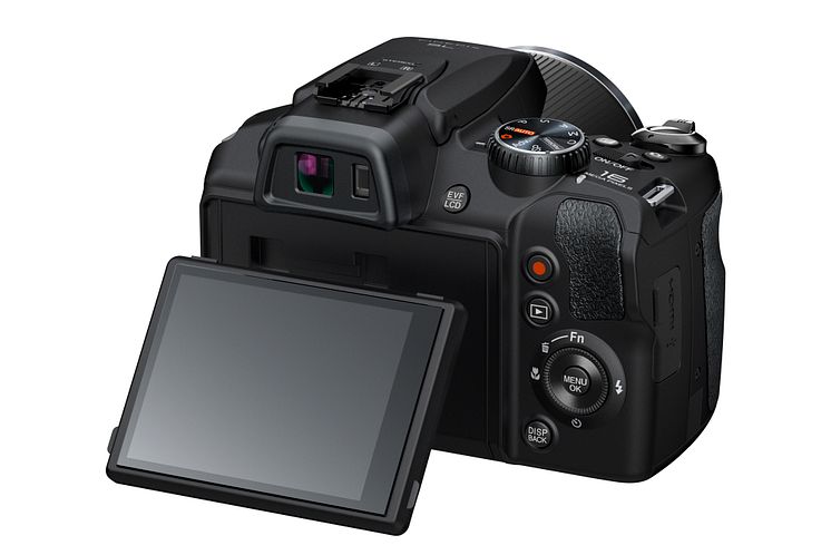 FUJIFILM FinePix SL1000 back tilt LCD