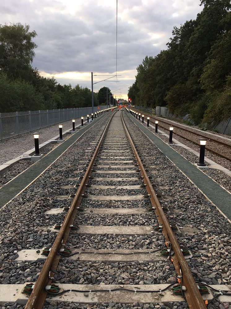 Kings Lynn's new siding 31 August 2020