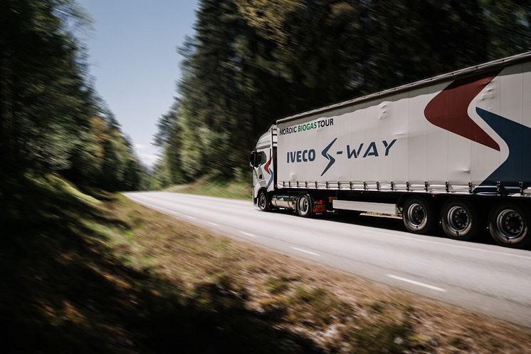 IVECO S-Way på nordic biogastour 