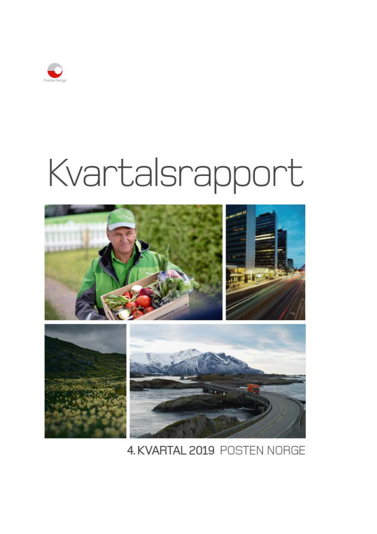 Kvartalsrapport 4 kvartal 2019